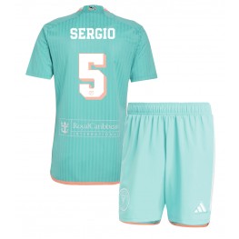 Inter Miami Sergio Busquets #5 Derde tenue Kids 2024-25 Korte Mouw (+ Korte broeken)